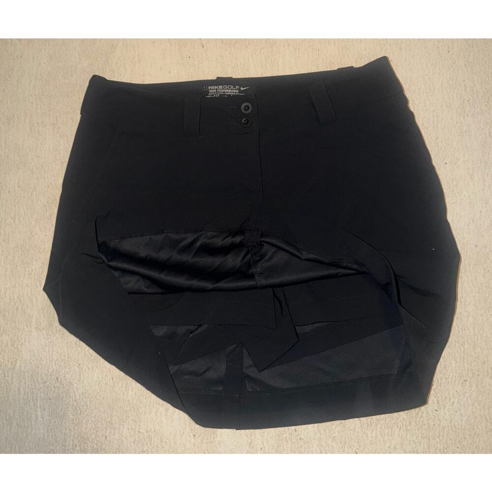 Nike golf tournament performance women’s black skort - Picture 3 of 14